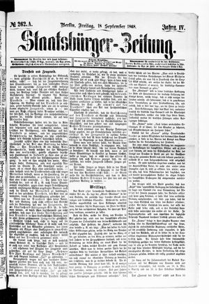 Staatsbürger-Zeitung vom 18.09.1868