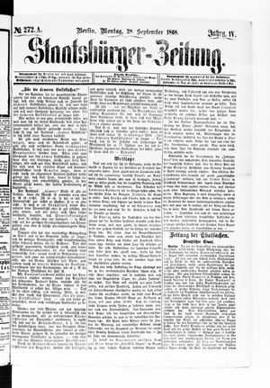 Staatsbürger-Zeitung vom 28.09.1868