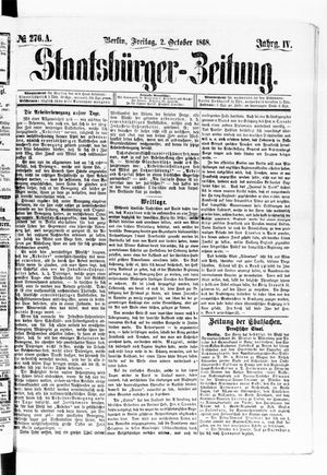 Staatsbürger-Zeitung on Oct 2, 1868