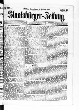 Staatsbürger-Zeitung vom 03.10.1868