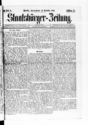 Staatsbürger-Zeitung vom 10.10.1868