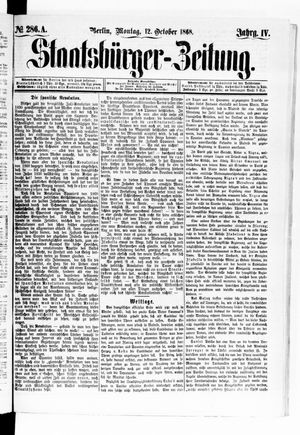 Staatsbürger-Zeitung vom 12.10.1868