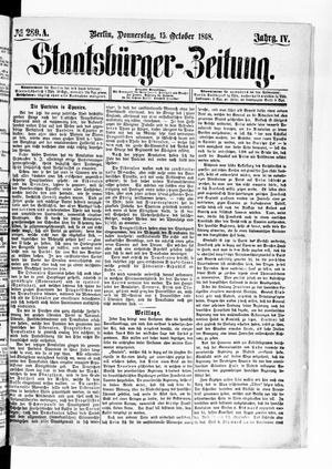 Staatsbürger-Zeitung vom 15.10.1868