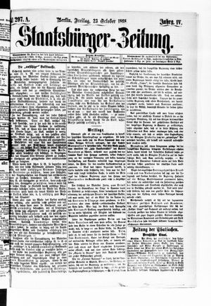 Staatsbürger-Zeitung vom 23.10.1868