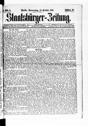 Staatsbürger-Zeitung vom 29.10.1868