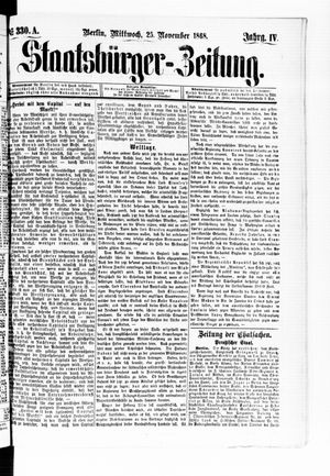 Staatsbürger-Zeitung vom 25.11.1868