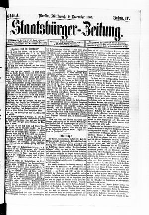 Staatsbürger-Zeitung vom 09.12.1868