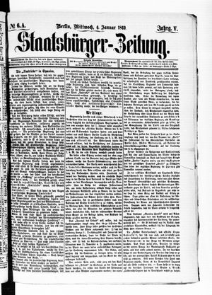 Staatsbürger-Zeitung on Jan 6, 1869