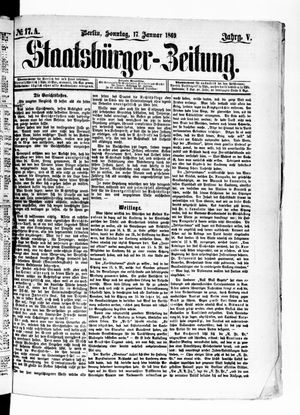 Staatsbürger-Zeitung on Jan 17, 1869