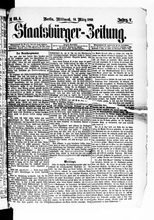 Staatsbürger-Zeitung on Mar 10, 1869