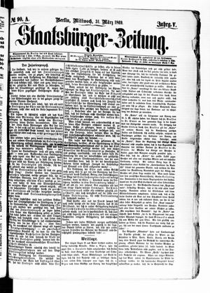 Staatsbürger-Zeitung on Mar 31, 1869