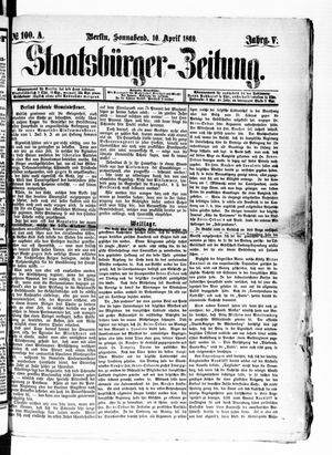 Staatsbürger-Zeitung vom 10.04.1869