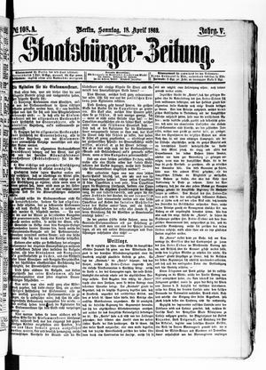 Staatsbürger-Zeitung vom 18.04.1869