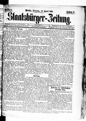 Staatsbürger-Zeitung vom 20.04.1869