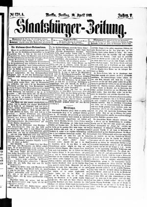 Staatsbürger-Zeitung vom 30.04.1869