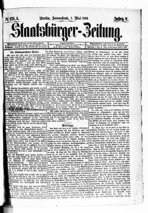 Staatsbürger-Zeitung on May 1, 1869