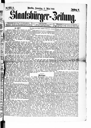 Staatsbürger-Zeitung on May 2, 1869