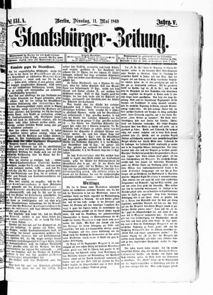 Staatsbürger-Zeitung vom 11.05.1869