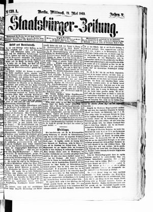 Staatsbürger-Zeitung vom 19.05.1869