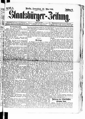 Staatsbürger-Zeitung on May 22, 1869