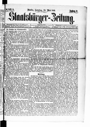 Staatsbürger-Zeitung vom 23.05.1869
