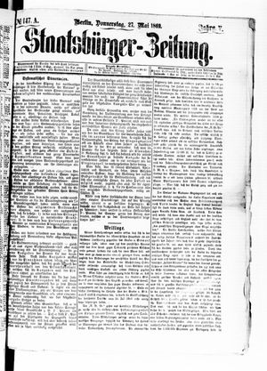 Staatsbürger-Zeitung vom 27.05.1869