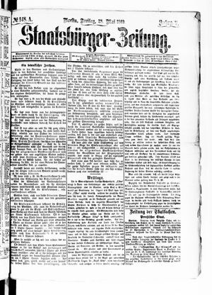 Staatsbürger-Zeitung vom 28.05.1869
