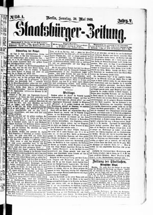 Staatsbürger-Zeitung on May 30, 1869