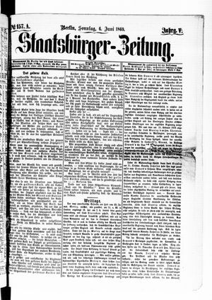 Staatsbürger-Zeitung vom 06.06.1869