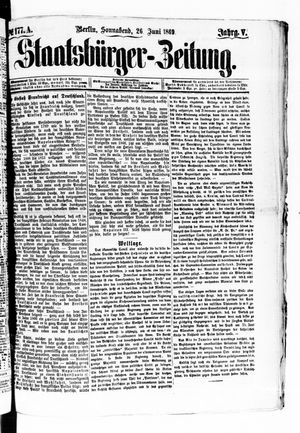 Staatsbürger-Zeitung on Jun 26, 1869
