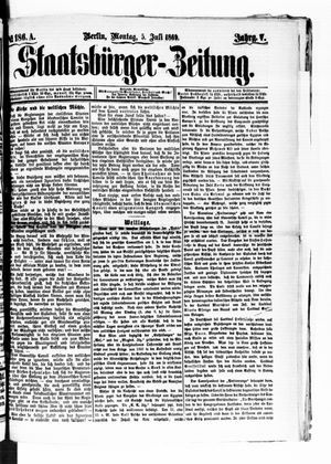 Staatsbürger-Zeitung vom 05.07.1869