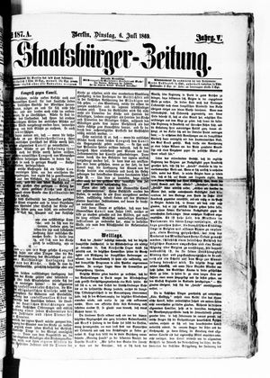 Staatsbürger-Zeitung on Jul 6, 1869