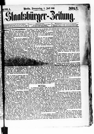 Staatsbürger-Zeitung vom 08.07.1869