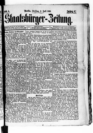 Staatsbürger-Zeitung vom 09.07.1869