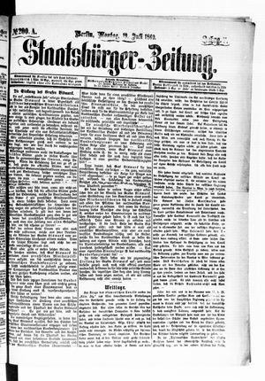 Staatsbürger-Zeitung vom 19.07.1869