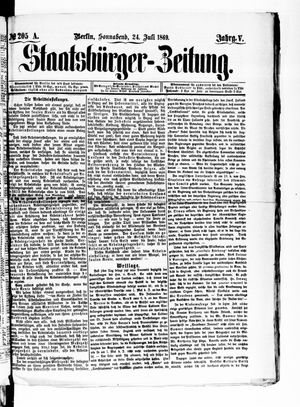 Staatsbürger-Zeitung vom 24.07.1869