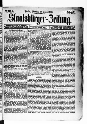 Staatsbürger-Zeitung on Aug 30, 1869