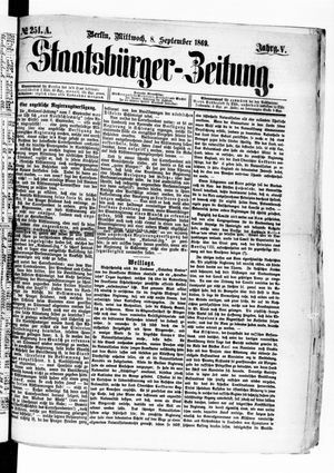 Staatsbürger-Zeitung vom 08.09.1869