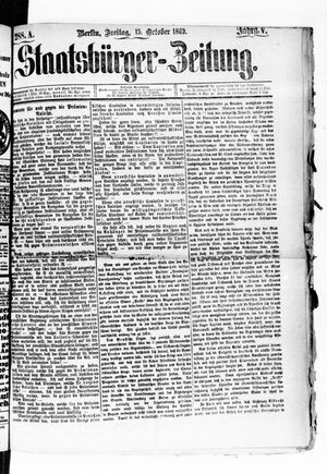 Staatsbürger-Zeitung vom 15.10.1869