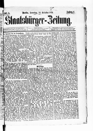 Staatsbürger-Zeitung vom 24.10.1869