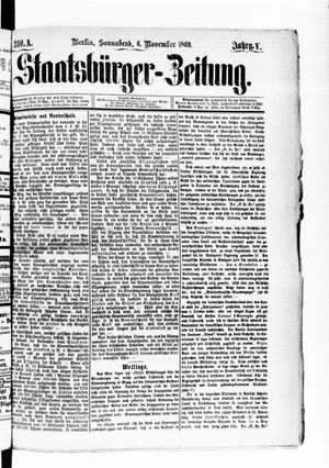 Staatsbürger-Zeitung vom 06.11.1869