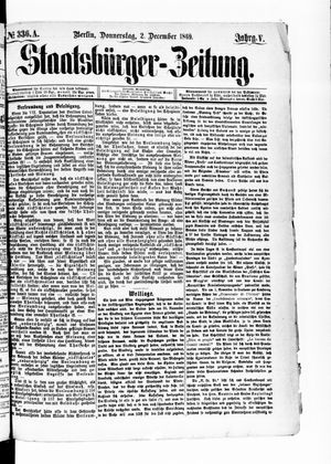 Staatsbürger-Zeitung on Dec 2, 1869
