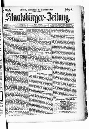 Staatsbürger-Zeitung vom 11.12.1869