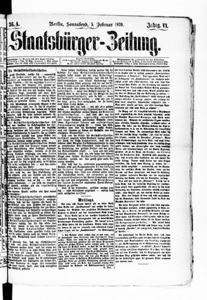 Staatsbürger-Zeitung vom 05.02.1870