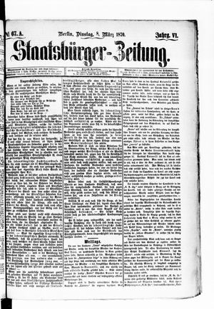 Staatsbürger-Zeitung vom 08.03.1870
