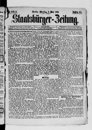 Staatsbürger-Zeitung vom 09.05.1870