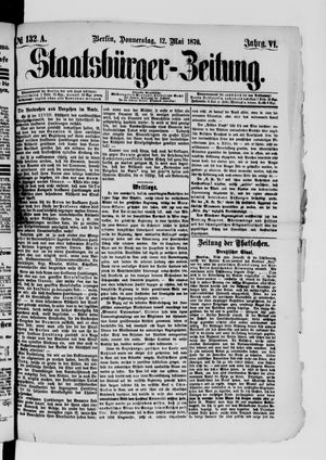Staatsbürger-Zeitung vom 12.05.1870