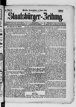 Staatsbürger-Zeitung vom 04.06.1870