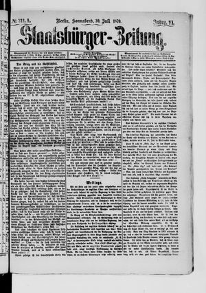 Staatsbürger-Zeitung vom 30.07.1870