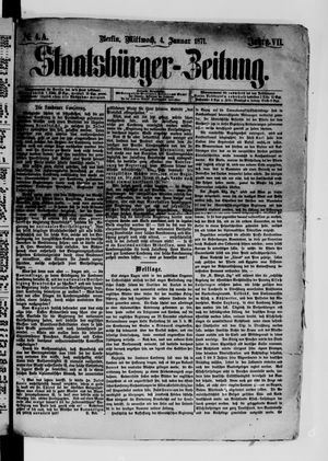 Staatsbürger-Zeitung vom 04.01.1871